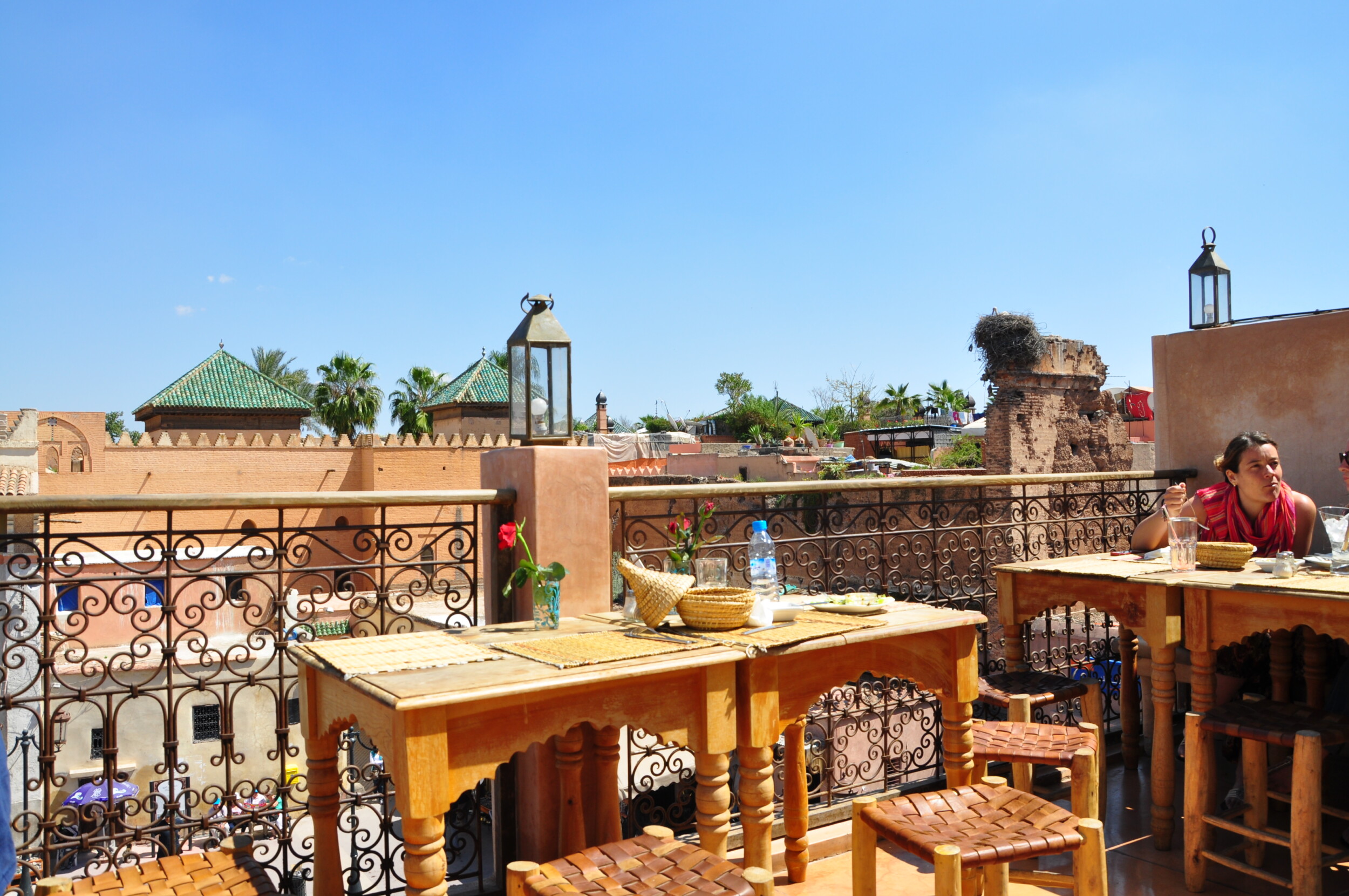 Fietsen door Marrakesh, de souks in