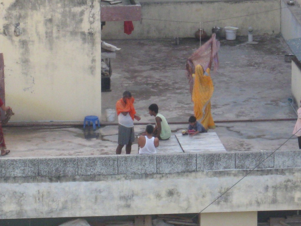 Zonsverduistering in Varanasi