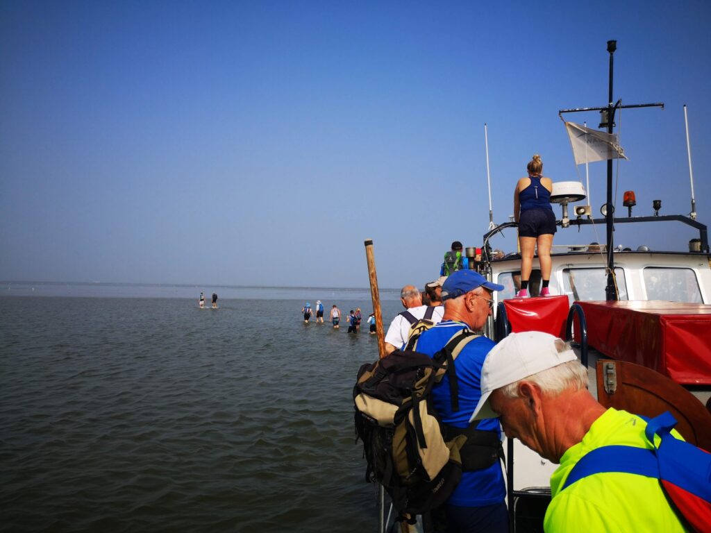 Go Mudflat Hiking Wadden Sea, The Netherlands - Walk in the Wadden Sea - UNESCO Heritage