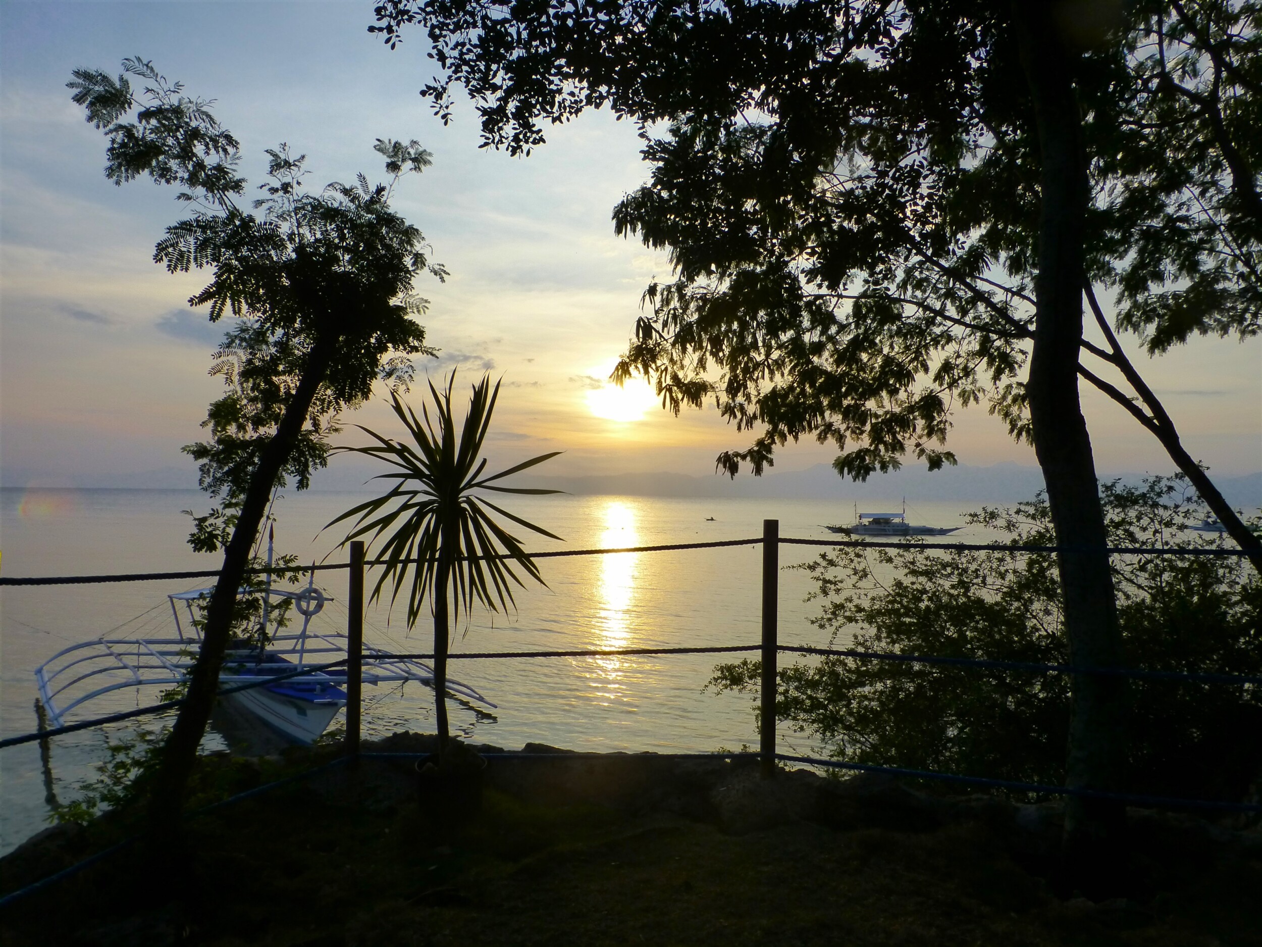 zonsondergang Moalboal filipijnen