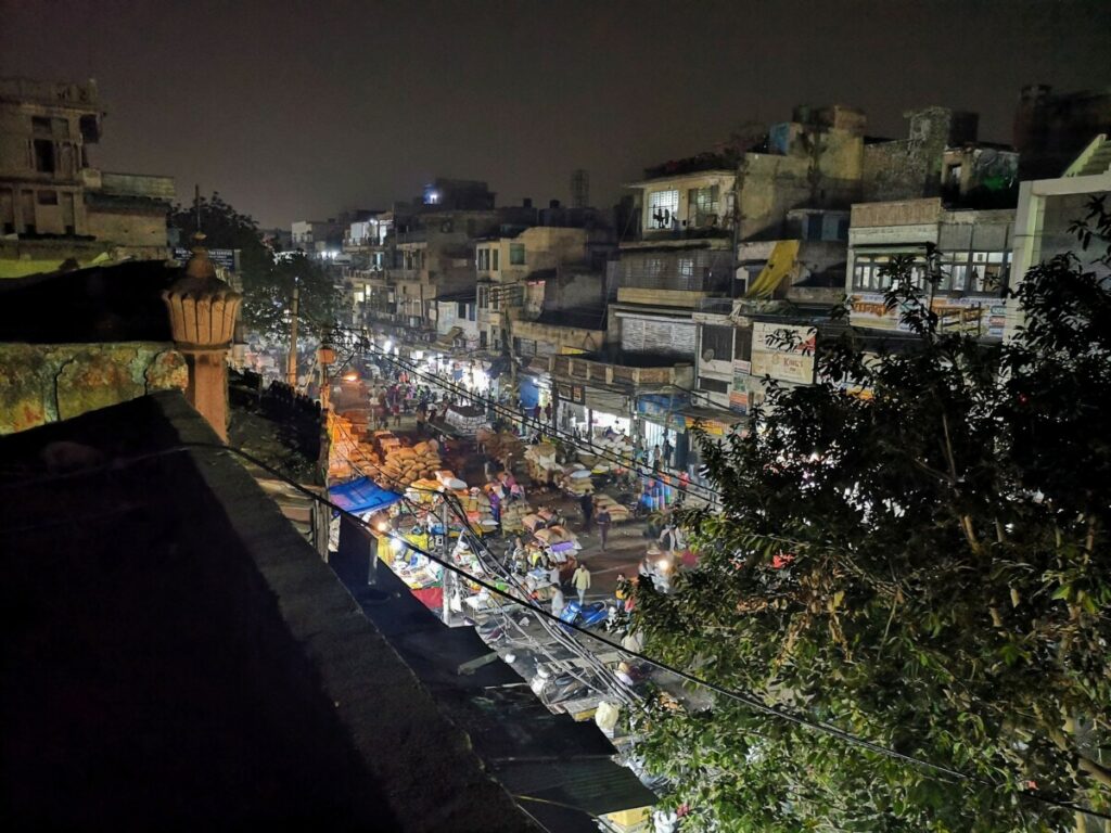 Old Delhi in de avond