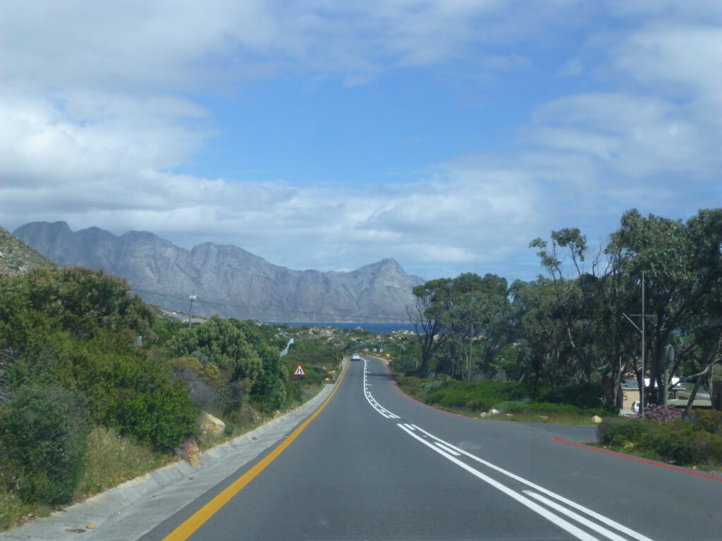 Op weg naar Bettysbaai - Tuinroute Zuid Afrika