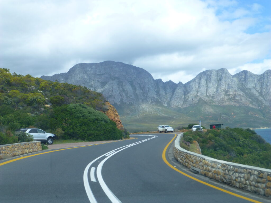 Op weg naar Bettysbaai - Tuinroute Zuid Afrika