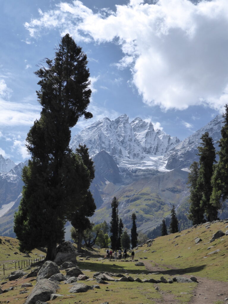 Wandelen naar Thajiwas Gletsjer - Kashmir, India