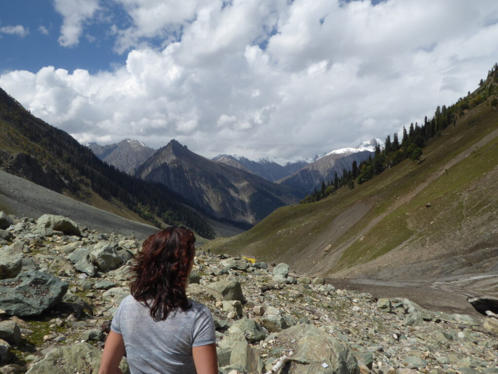 Wandelen naar Thajiwas Gletsjer - Kashmir, India