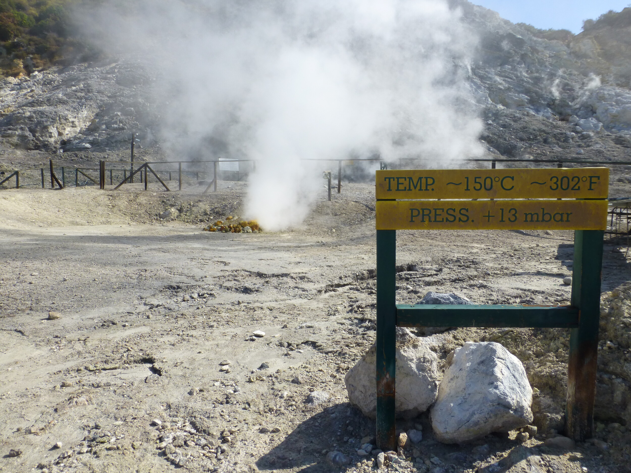 Solfatara Napels Bezoeken