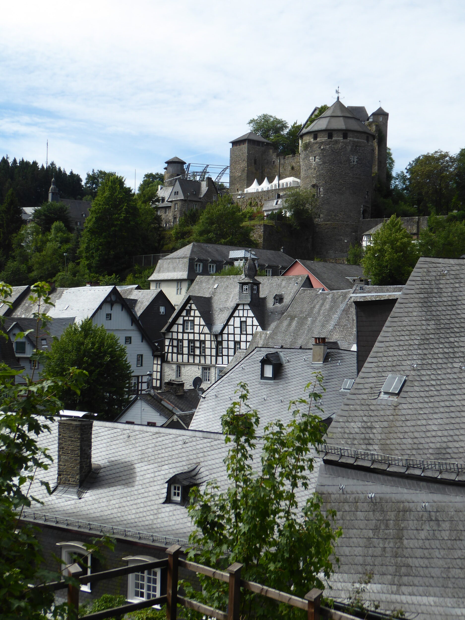 Panoramaweg wandelen Monschau uitzicht