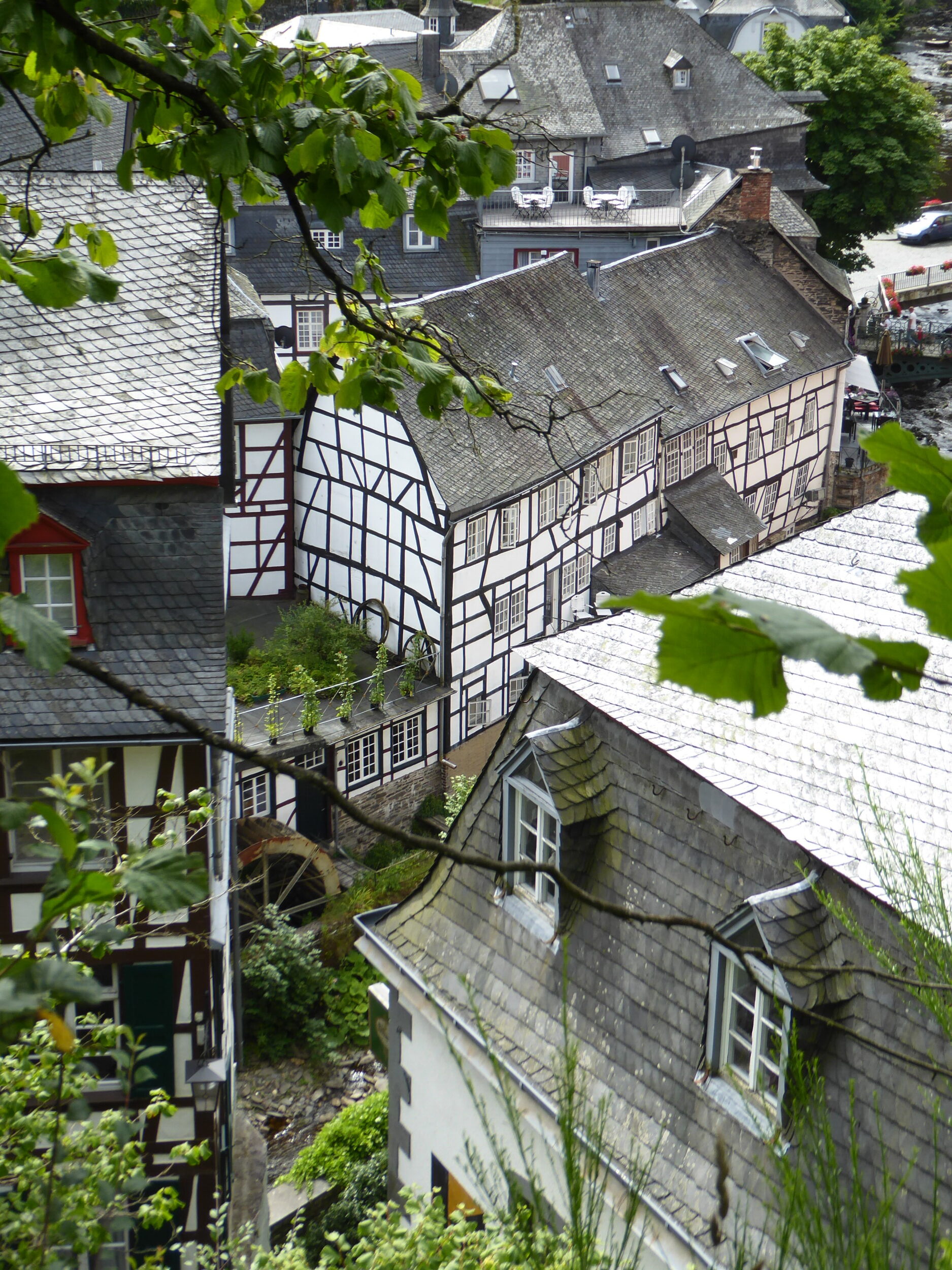Panoramaweg wandelen Monschau uitzicht