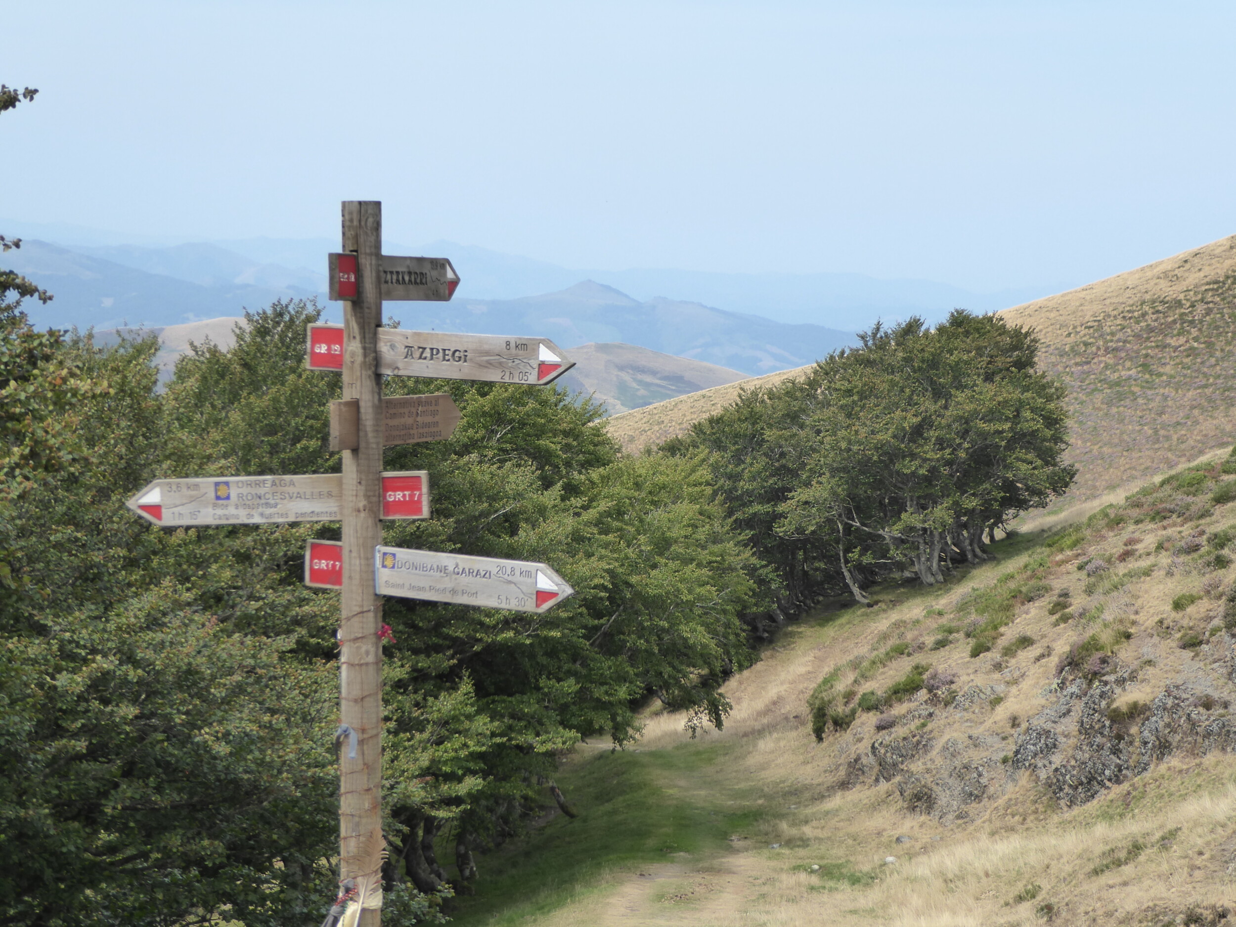 Camino Frances etappe 1 in de Pyreneeen