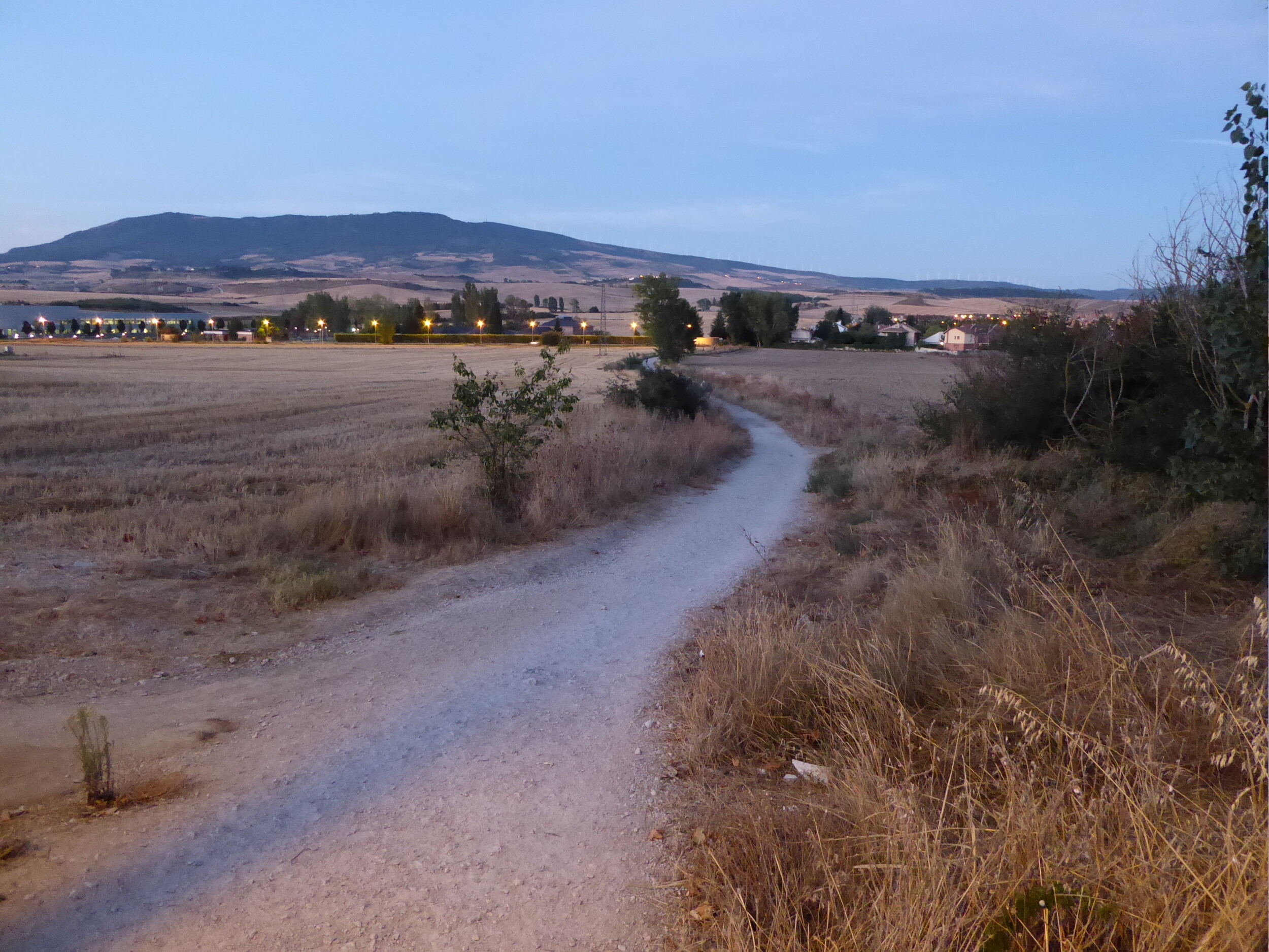 Vroege ochtend op de Camino Frances - Spanje