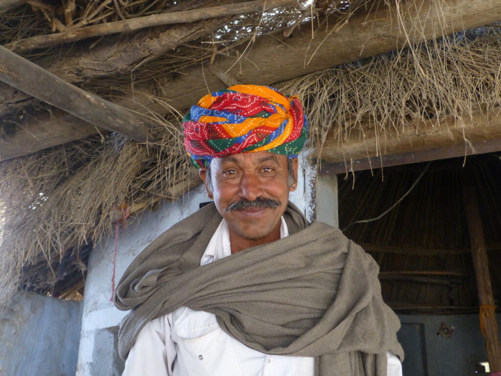 Dorp in de Thar woestijn - Nabij Jodhpur - Blauwe stad van India