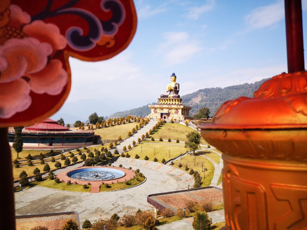 Ravangla Buddha Park - Sikkim - omgeving Namchi