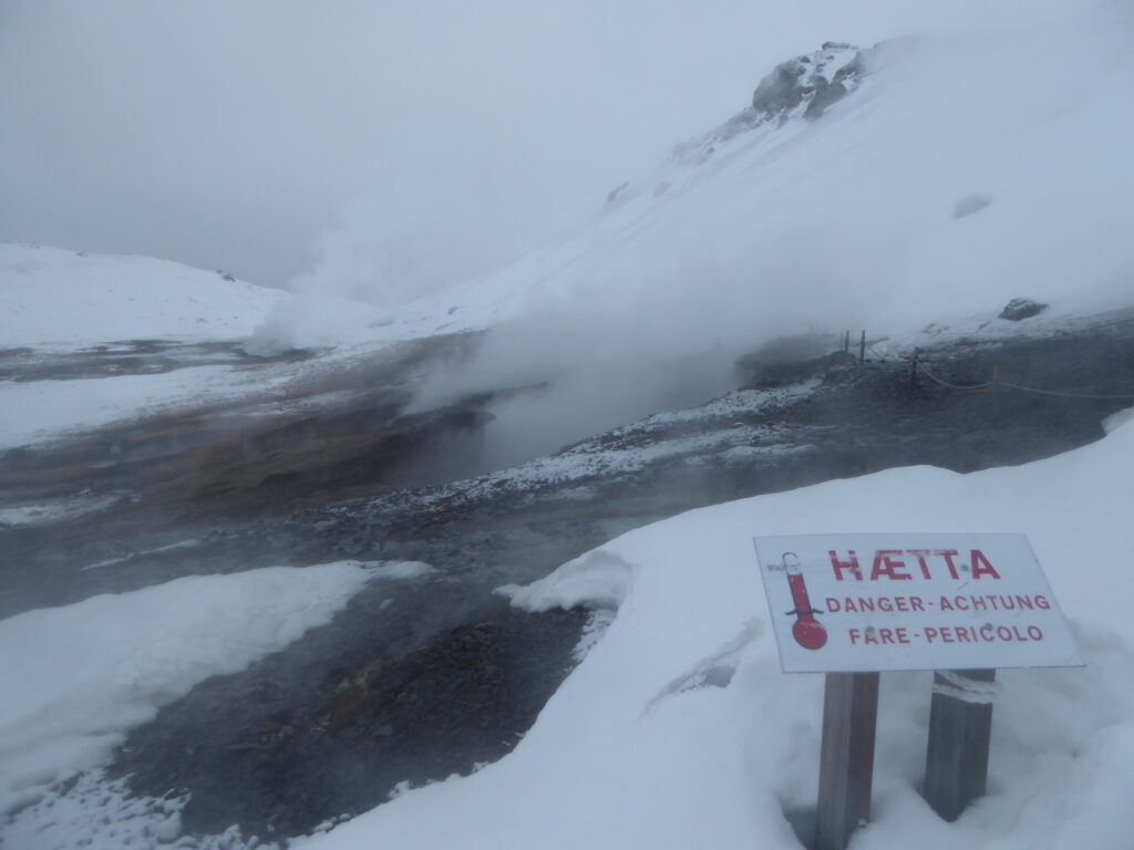 stoomvallei Reykjaladur warmwaterbron