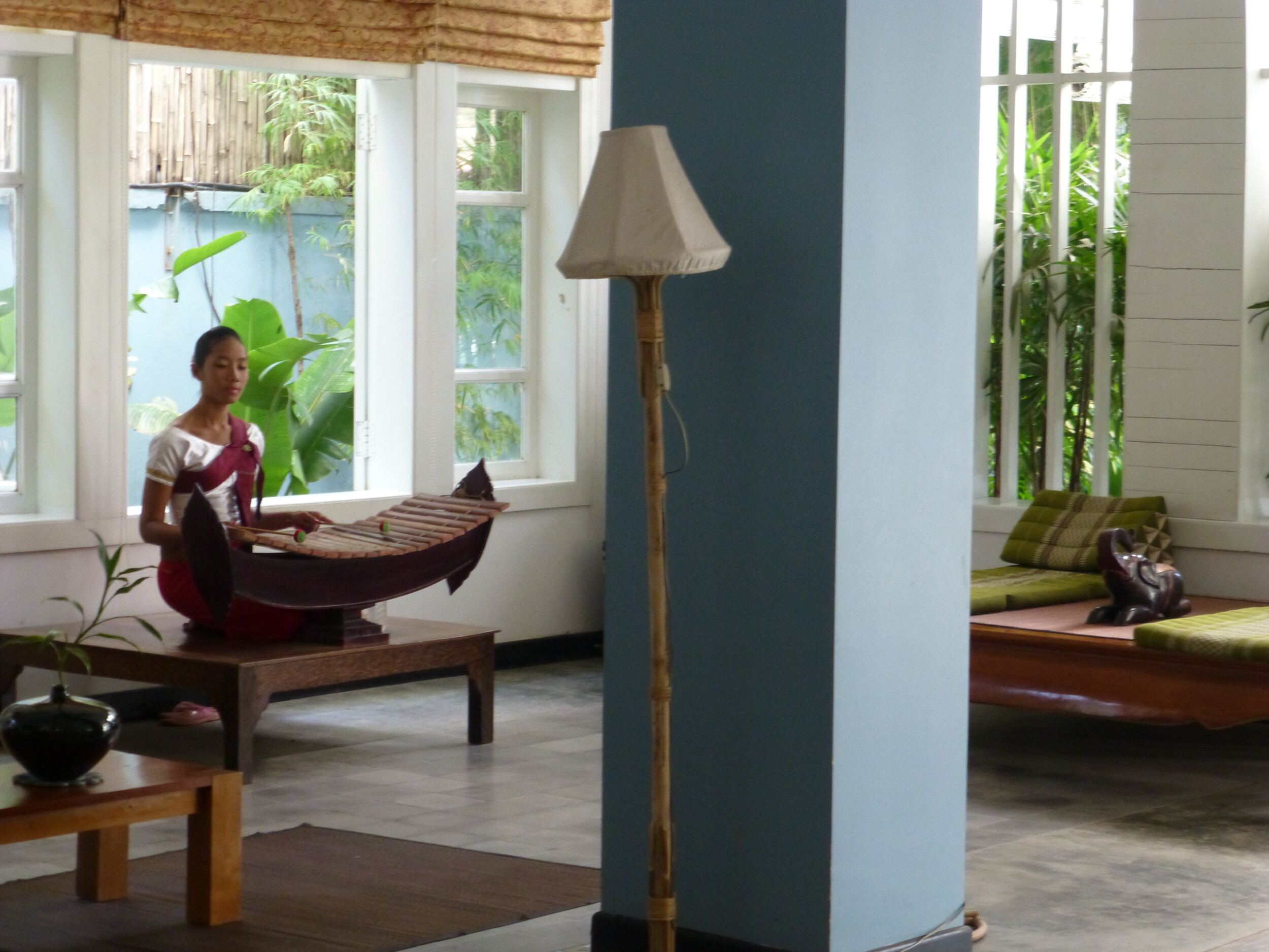 Siem Reap Hotel met muziek in de lobby