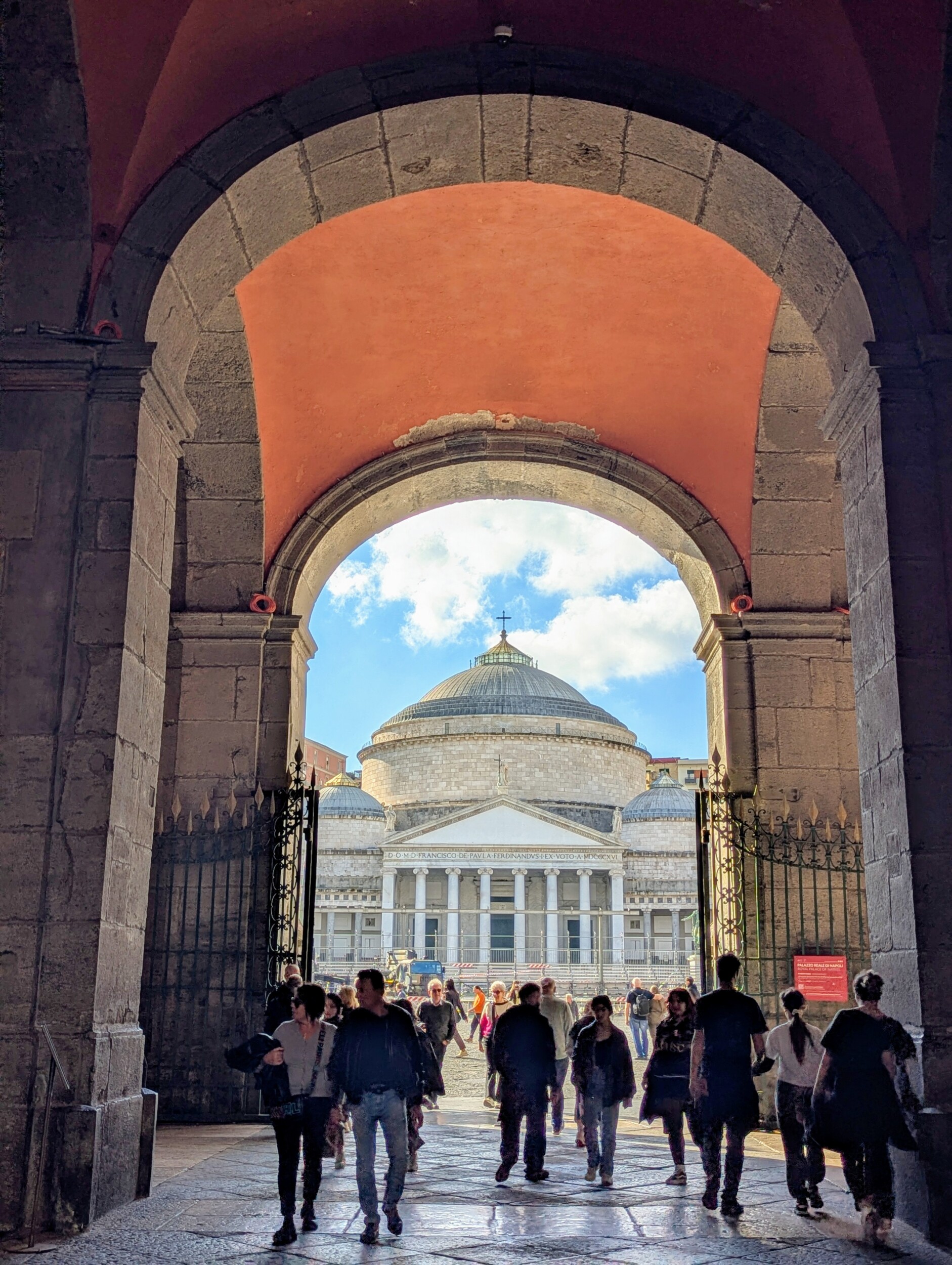Piazza del Plebiscito - Napels Italie