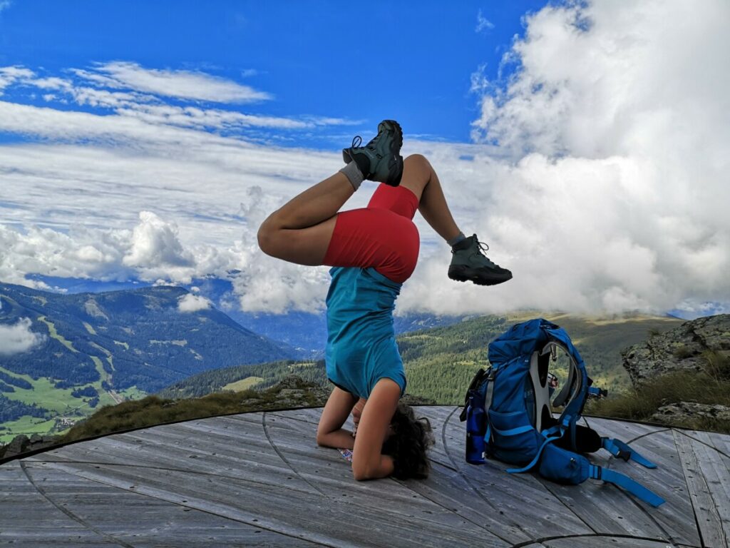 Yoga op de Alpe Adria Trail 