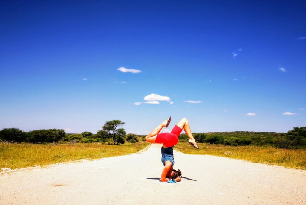 Yoga Pose als uitlaatklep na beroving in Otjiwarongo