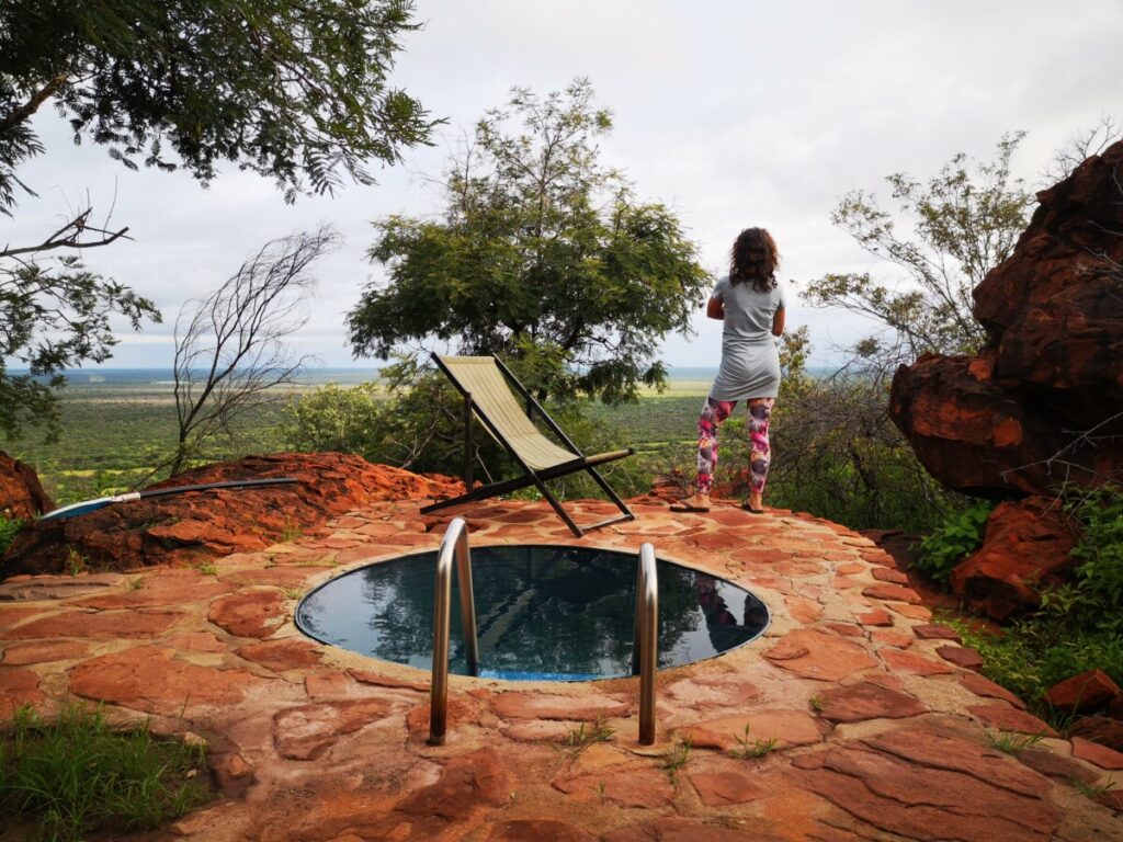 My private pool at Waterberg Wilderness Resort at Waterberg Plateau National Park