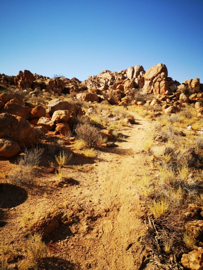 Hiking near Aus, on my way to Viewpoint Stone Horse