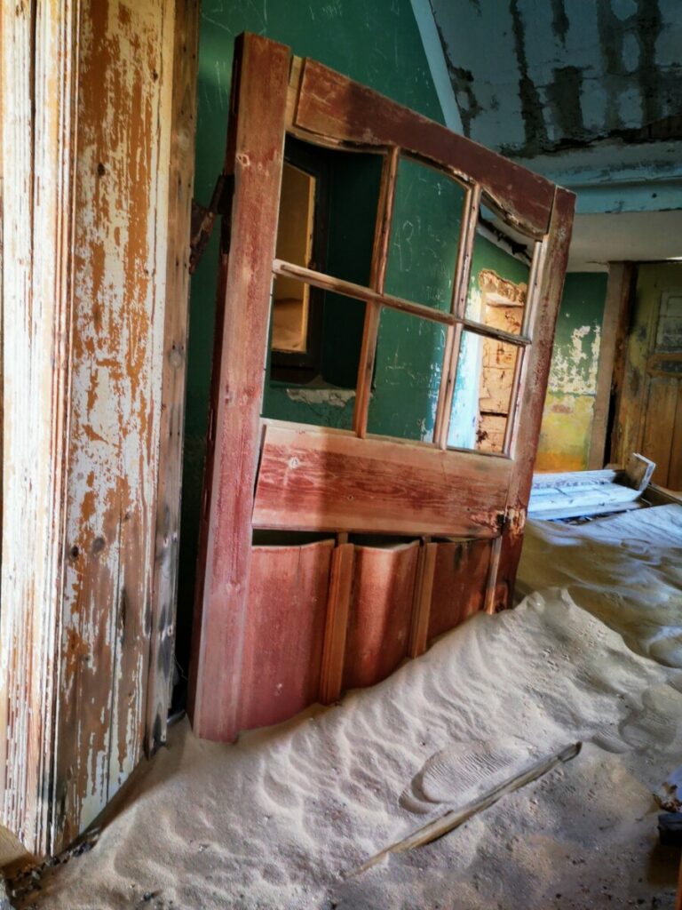 Ghost town Kolmanskop near German city Lüderitz