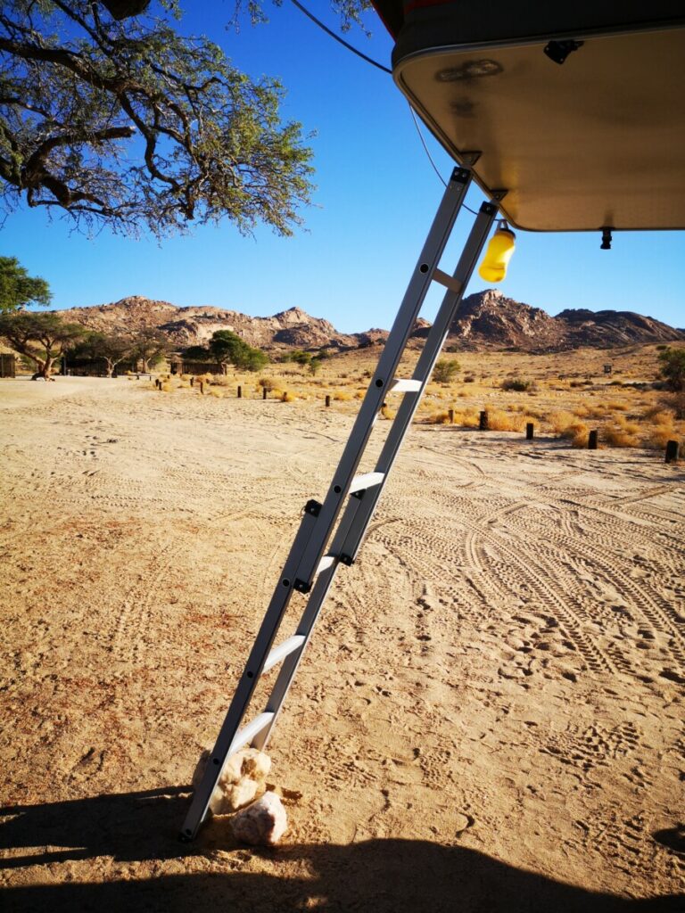 Camping at Klein Aus Vista near Ghost Town Kolmanskop