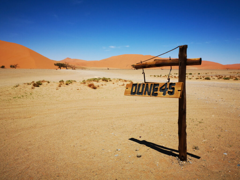 Dune 45 in de Sossusvlei - Namibië 