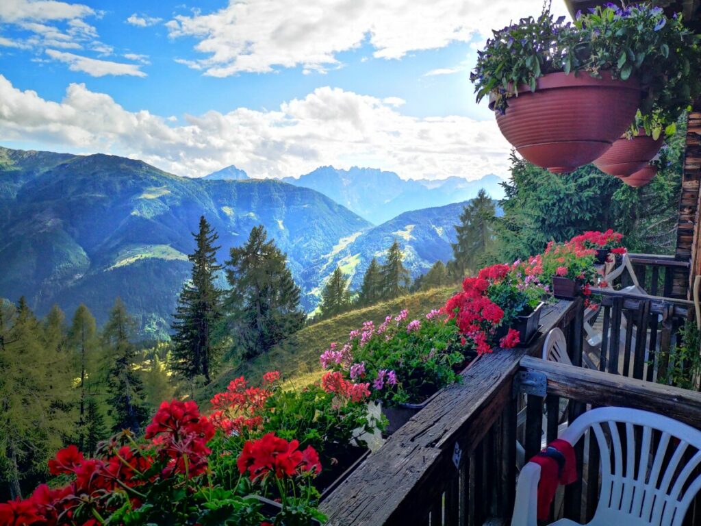 Ons Balkon in Materle - Oostenrijk