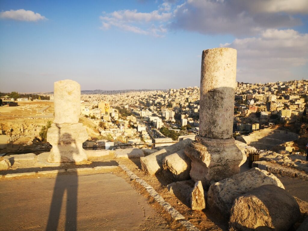 Romeins Citadel in Amman - Jordanië