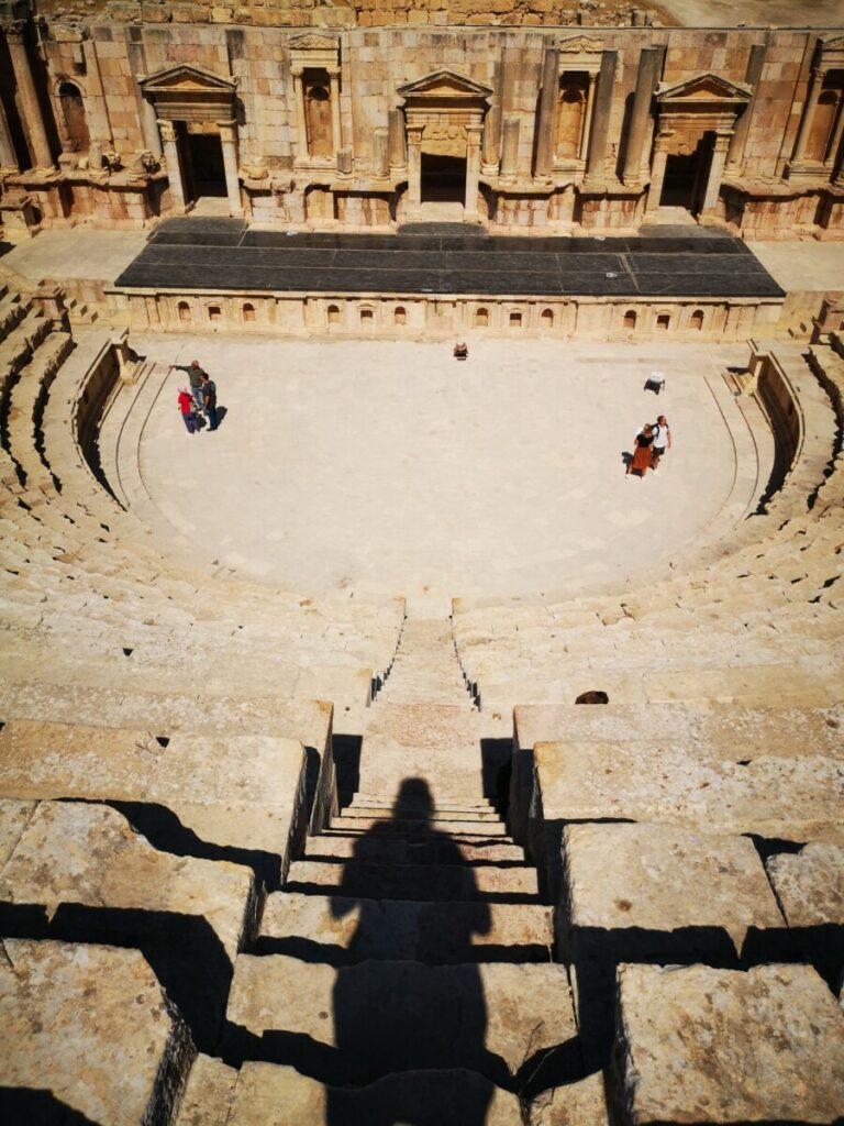 Zuid theater in de Ruïnes van Jerash 