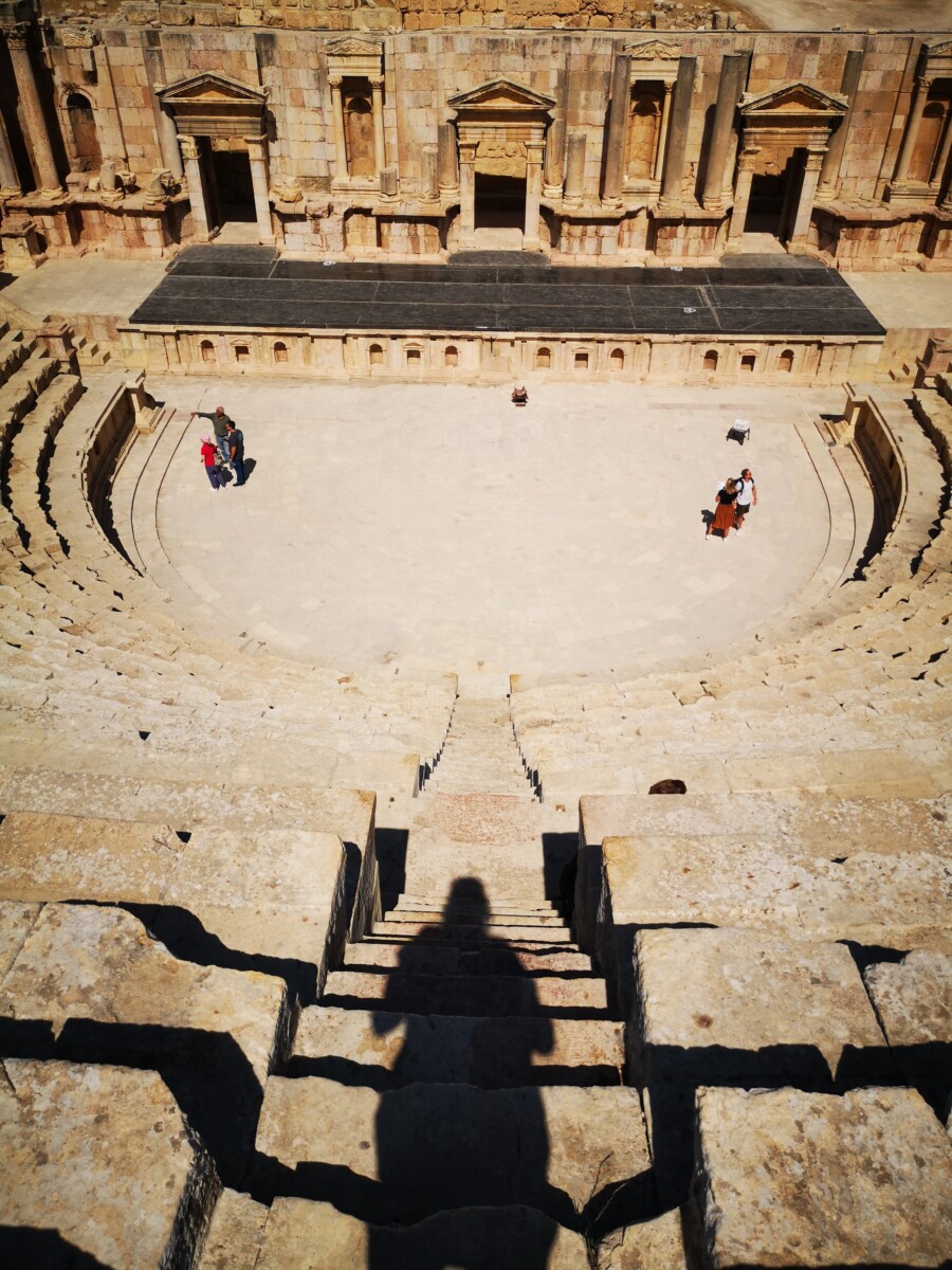 Zuid theater in de Ruïnes van Jerash