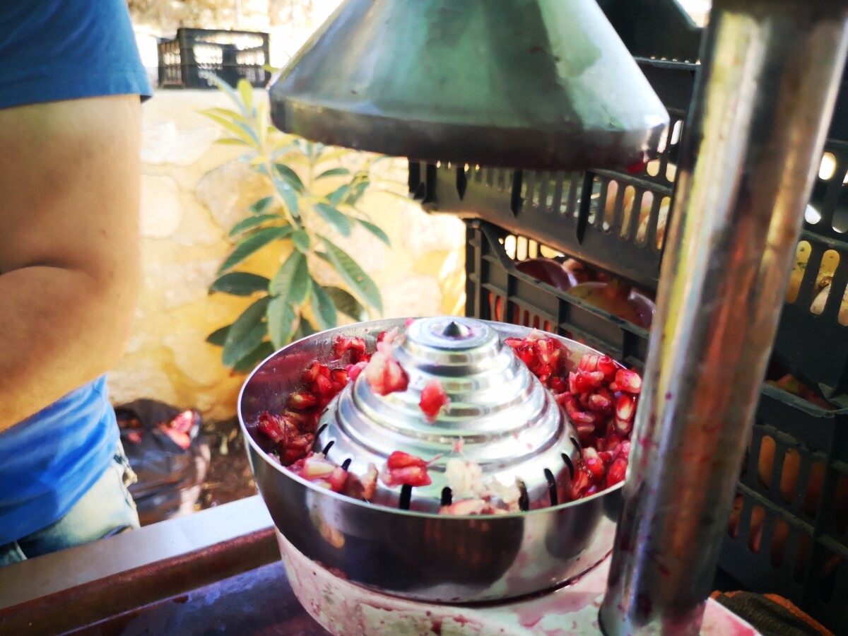 Verse granaatappel sap Verse granaatappel sap