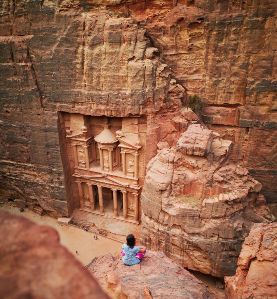 Khobtha mountain viewpoint Petra Jordan