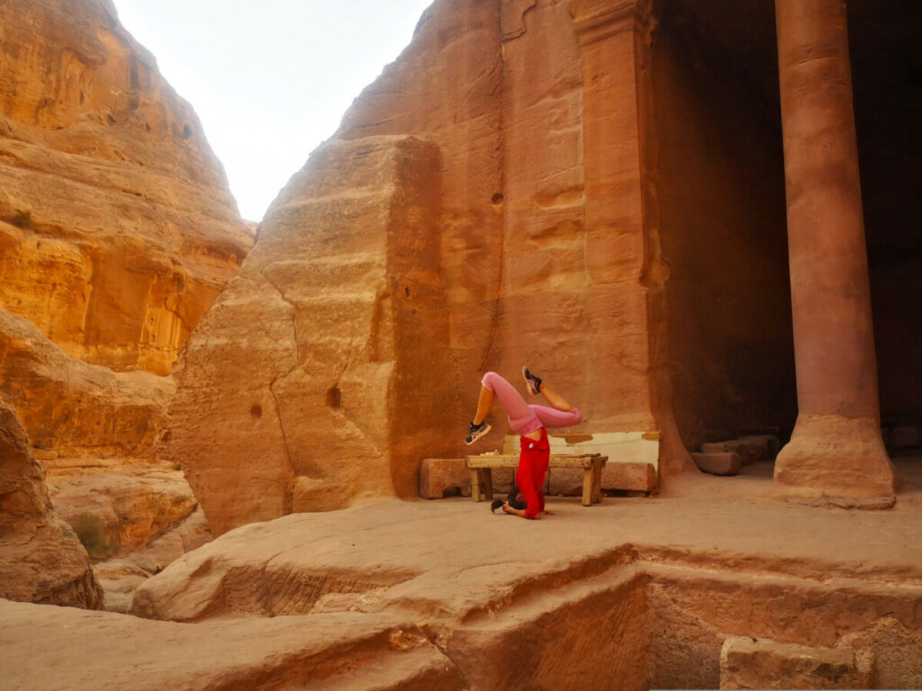 Yoga in Petra - Jordan