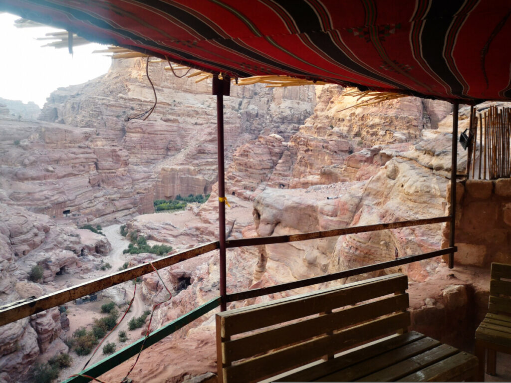Overnight stay in Petra with this view
