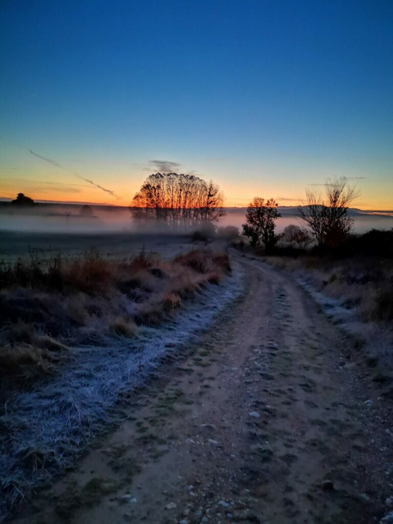 De zonsopgang nabij Atapuerco tijdens het laagseizoen