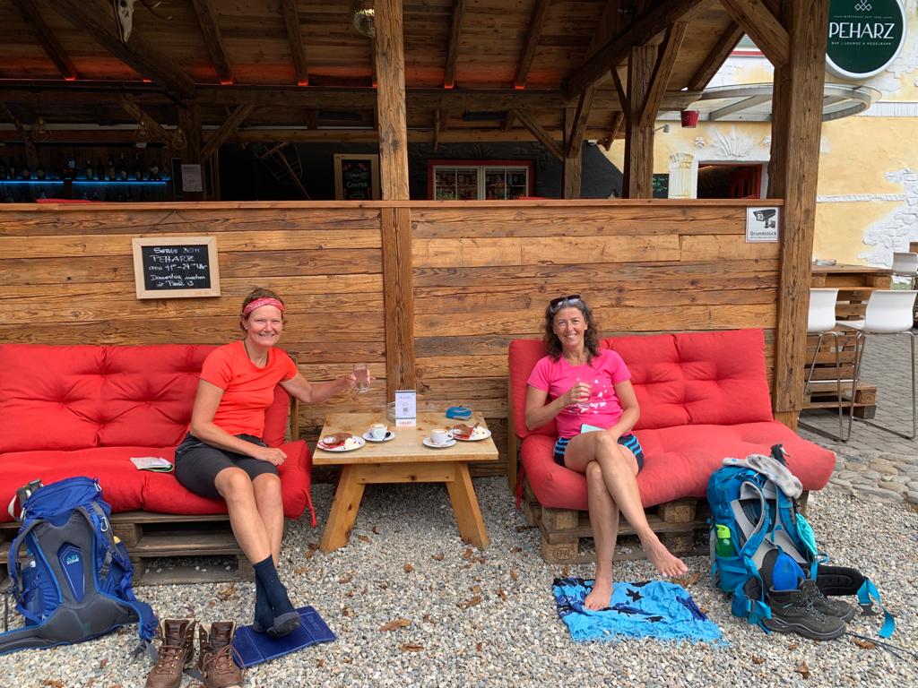 Koffie in Mulldorf - Alpe Adria Trail