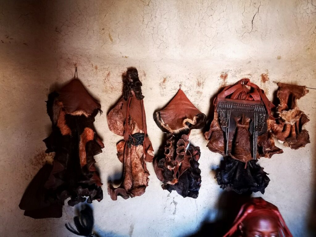 Huiden die als kleding dienen - Himba bezoeken