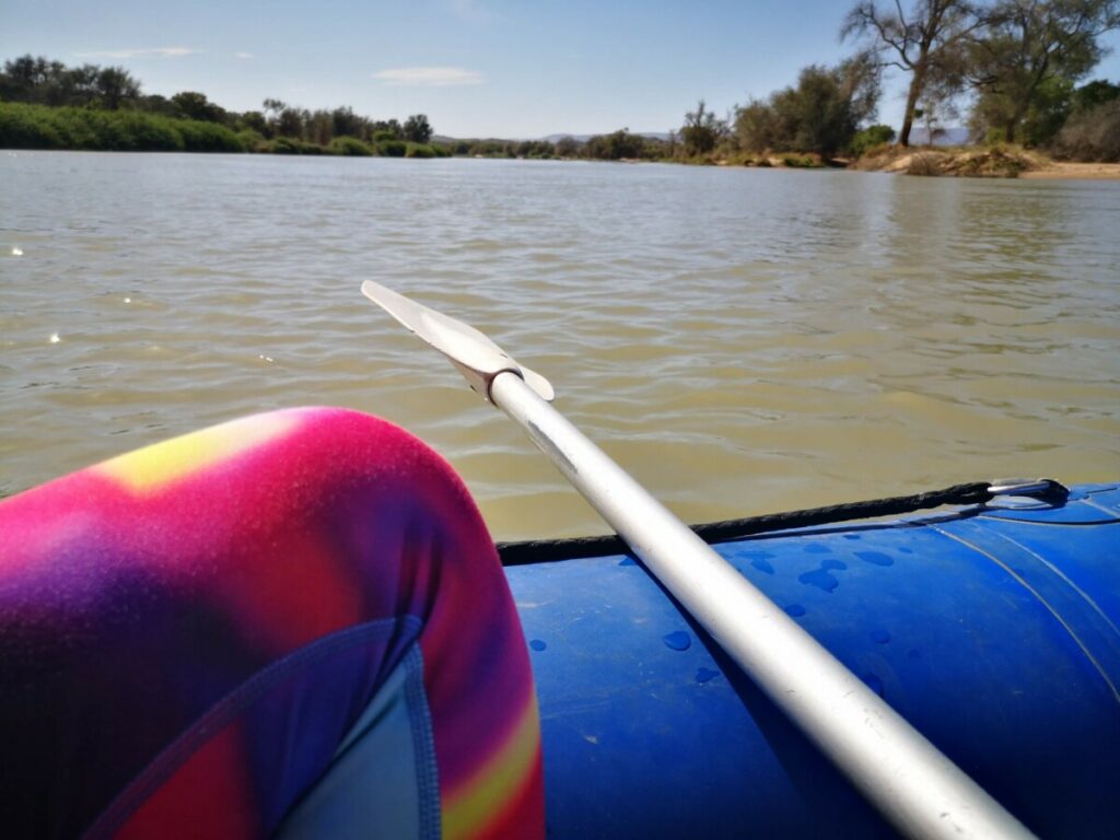 Kajakken bij Kunene River Lodge - Ruacana