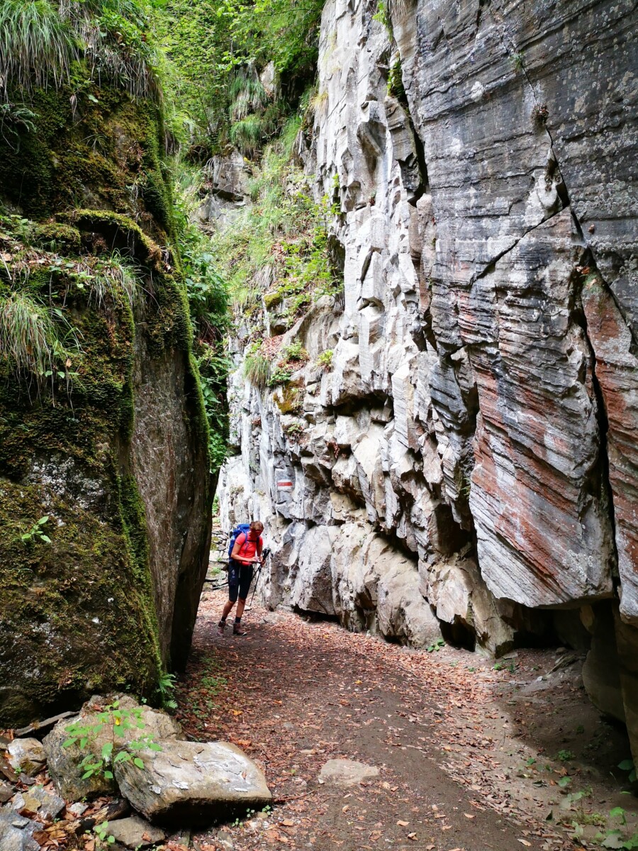 Barbarossaschlucht - Alpe Adria Trail Barbarossaschlucht - Alpe Adria Trail