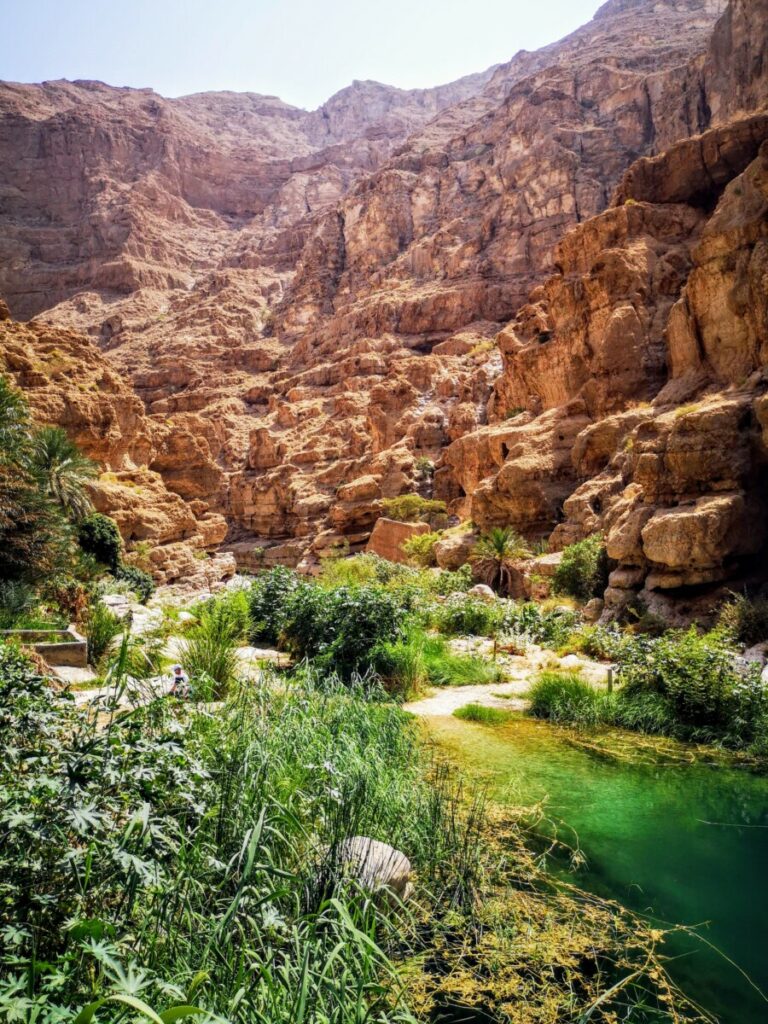 Hiking in the Wadi Shab - Oman