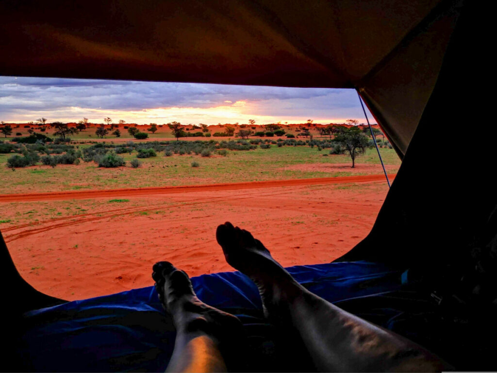 Travelling with a rooftop tent in Namibia