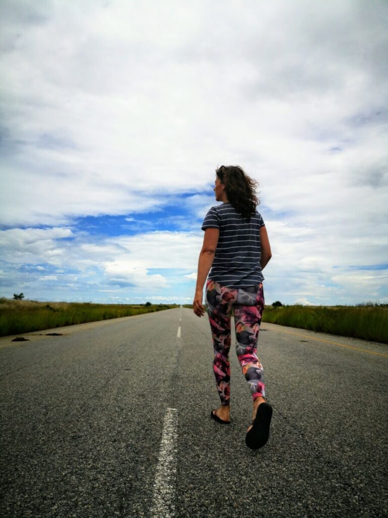 On the long roads of Botswana