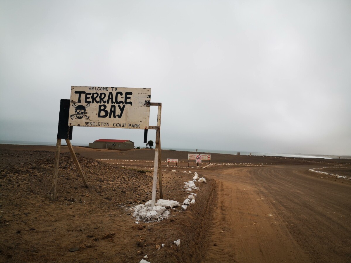Terrace Bay aan de Skeleton Coast - Namibië