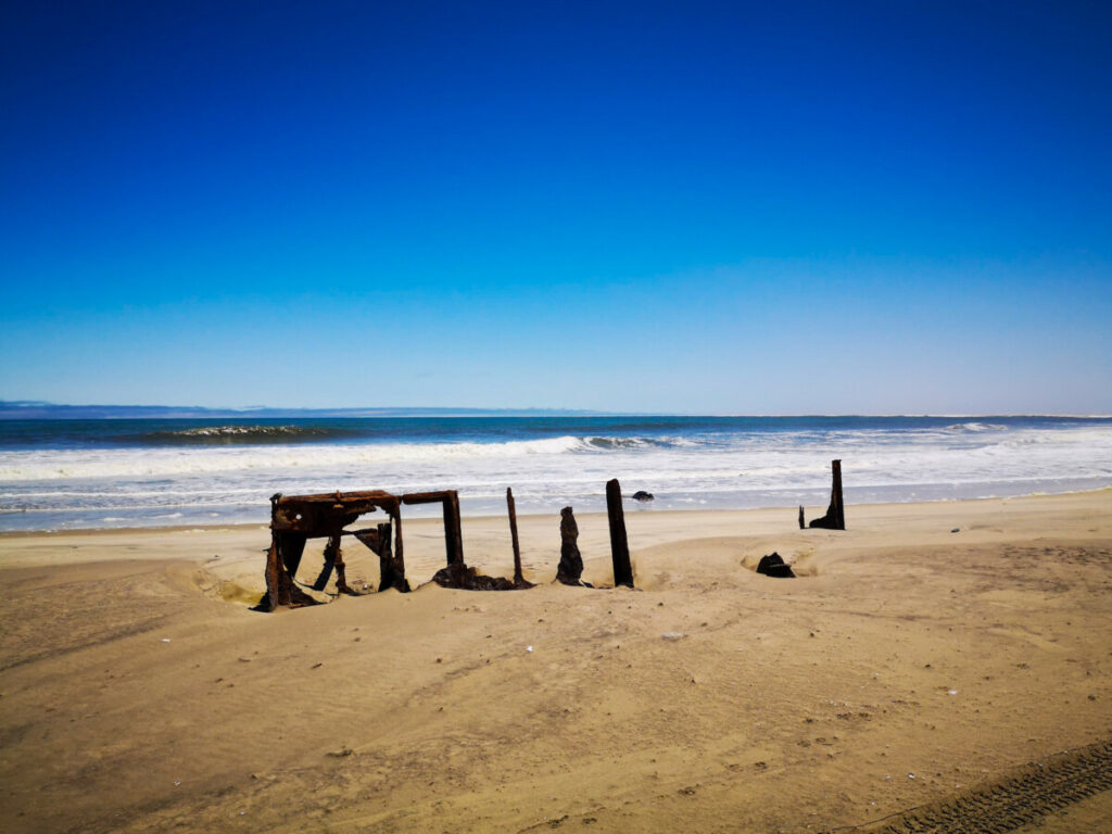 Roestige Scheepswrakken Skeleton Coast - Namibië