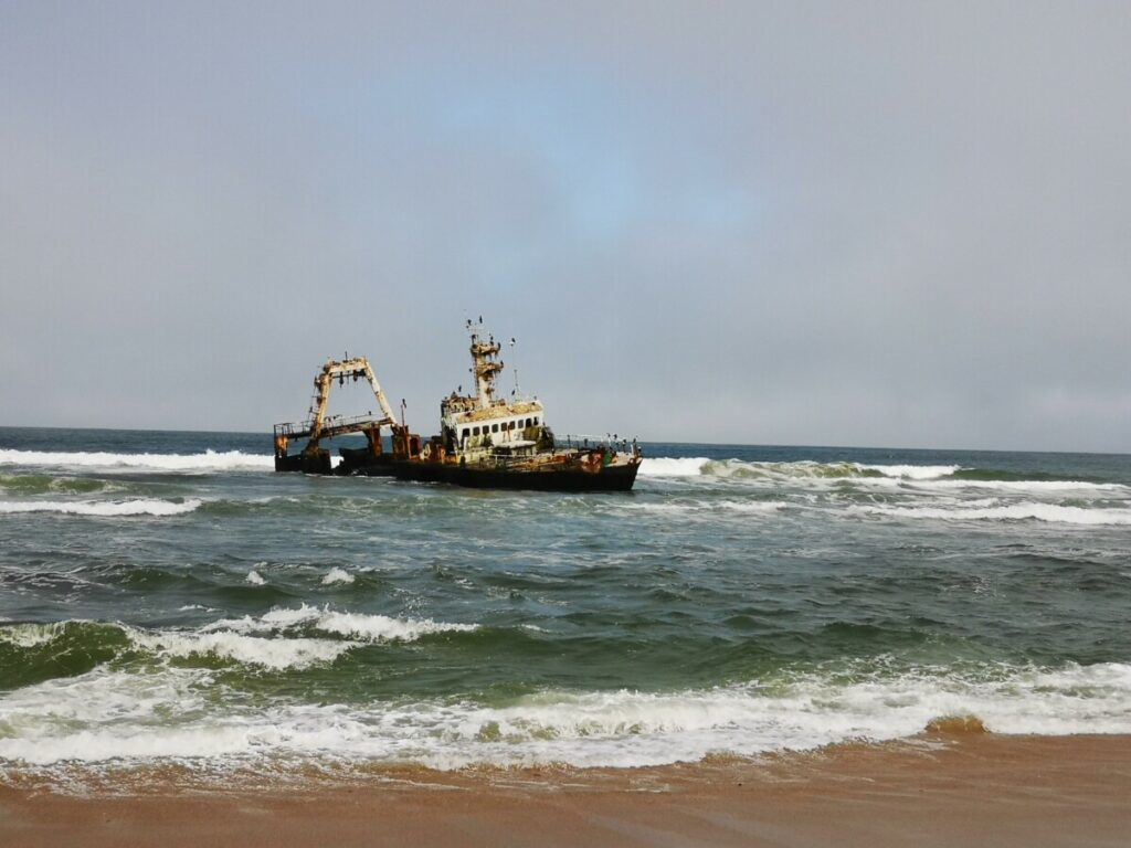 Roestige Scheepswrakken Skeleton Coast - Namibië