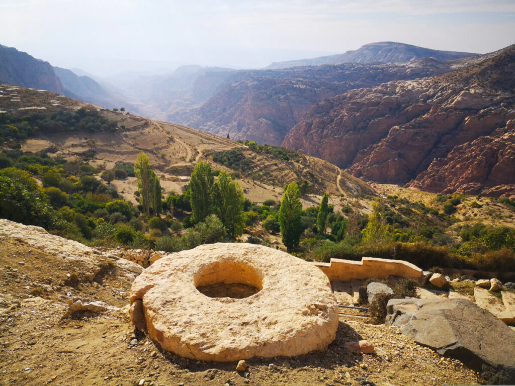 Wandelen rondom het dorp Dana - Jordanië 