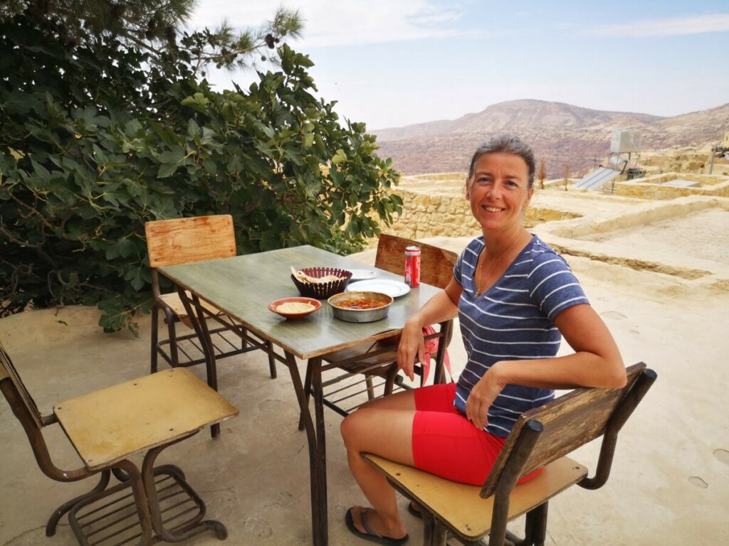 Eten in Dana - Jordanië