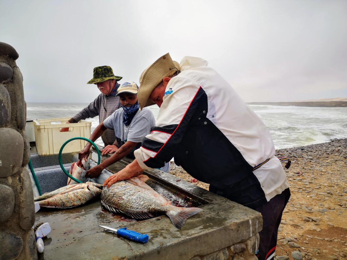 Vissers aan de Skeleton Coast - Namibië