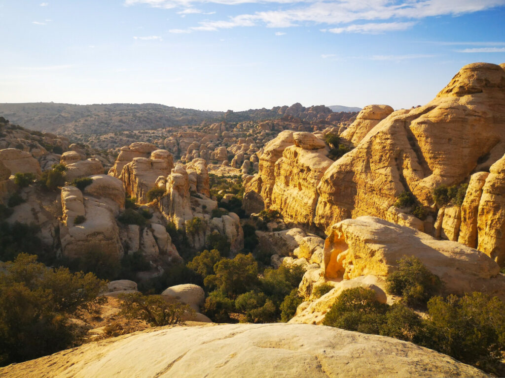 Hiking in Dana Biosphere Reserve - Jordan