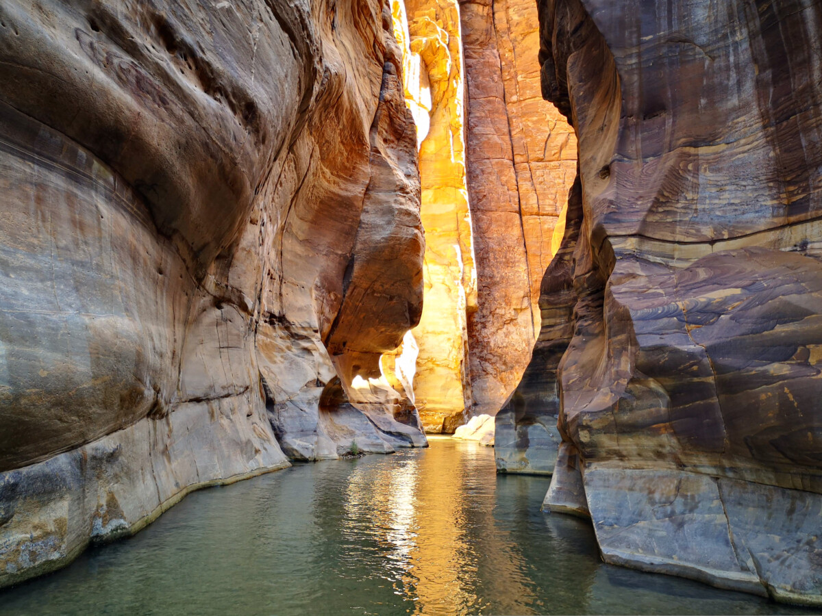 Wandelen in Wadi Mujib - Jordanië